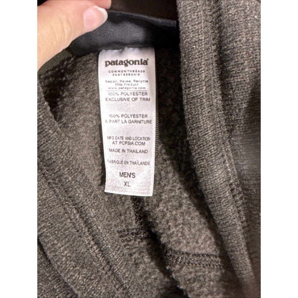 Patagonia Better Sweater 1/4 Zip Mens Size Extra Large Brown Chest Zip Gorp - Picture 8 of 11